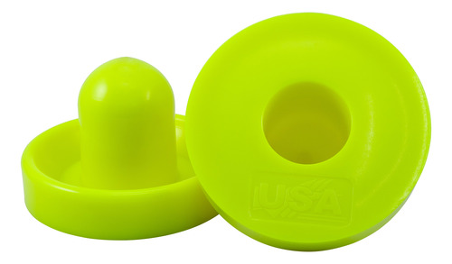 Manopla Amarillo Fosfo Para Mesa De Air Hockey Javaz Team