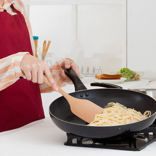 Espátulas De Cocina,pala Con Fugas, Espátula Haya Portátil