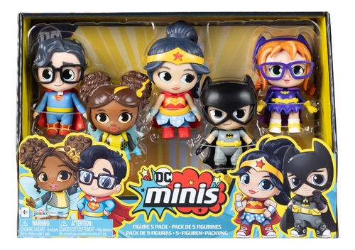 Dc Super 5 Pack Hero Girls Mini Muñecas Hero Articuladas