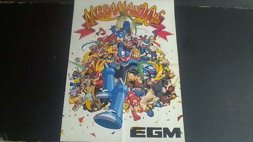 Poster Club Nintendo Egm 25 Aniversario Megaman 