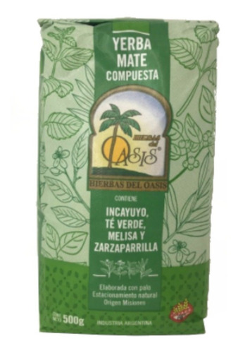 Yerba Compuesta Hierbas Del Oasis X 500 G Sin Tacc