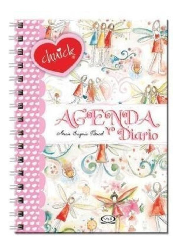 Libro - Agenda Y Diario Chuik (anillada Corazones) - Pitenc