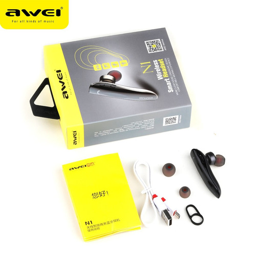 Mini Fone De Ouvido Bluetooth Awei N1 Smart Earfone