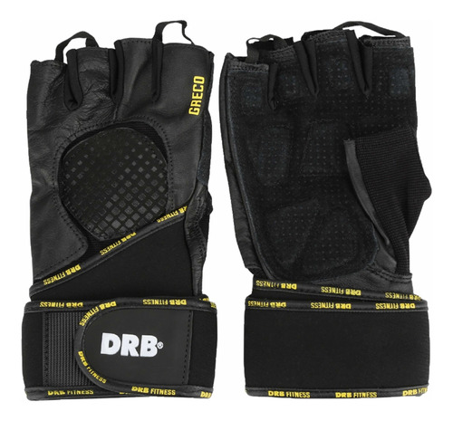 Guantes Fitness Greco Drb® Cuero - Pesas Y Entrenamiento