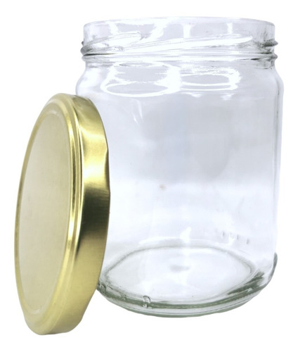 Tarro Frasco Vidrio 16 Oz 450 Ml 1 Pz Conservas Dulcero