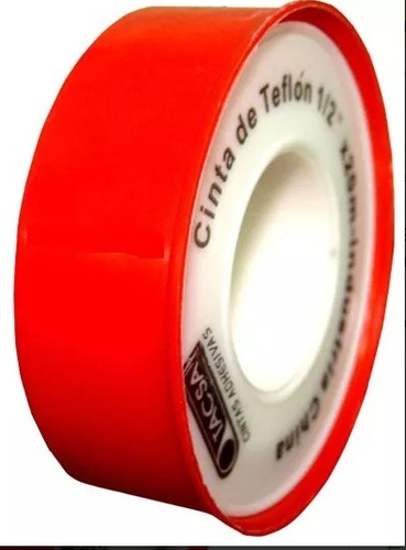 Cinta Teflon Para Sellado De Roscas Tacsa 1/2  X 10mts - Stg