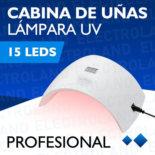 Imagen 3 de 10 de Cabina Led Sun S9 24w Uñas Esculpida Gelificada Digital