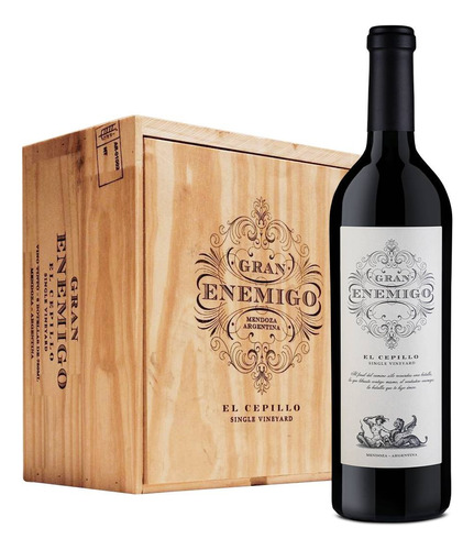 El Gran Enemigo Corte Cab Franc Malbec El Cepillo Caja X6