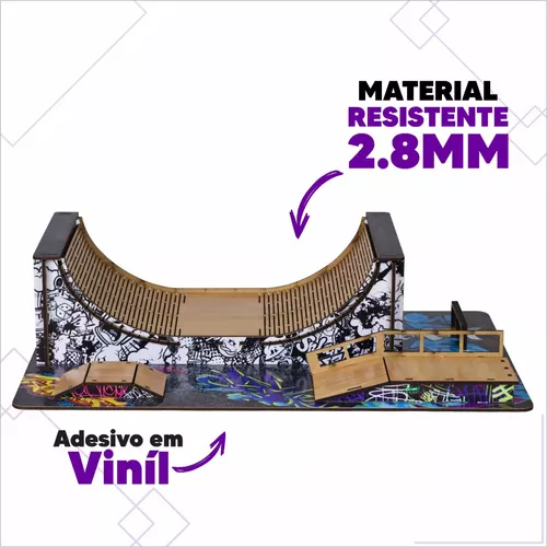 PISTA DE SKATE DEDO PROFISSIONAL RAMPA E CORRIMÃO COMPLETA - Loja do  Abençoado Festas Artigos para festas e Decoração de Aniversário com os  melhores preços e condições ! Compra 100% Segura