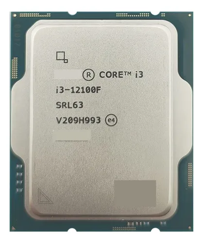 Procesador Intel Core I3-12100f Lga1700 Con Disipador Stock (Usado)