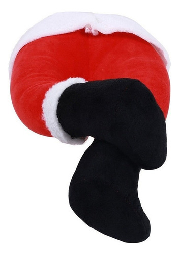 Papai Noel Pernas Decoração Guirlanda De Natal Pedaços De L