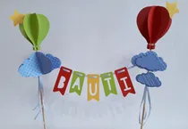 Comprar Cake Toppers - Adornos Para Tortas - Globo Aerostatico