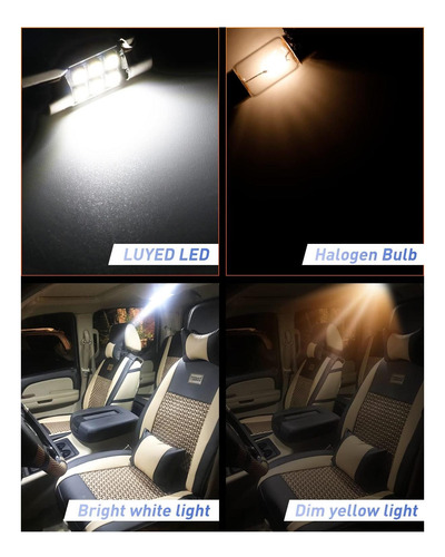 Luyed De3175 Bulbo Led Xenon Blanco Canbus Sin Errores 125