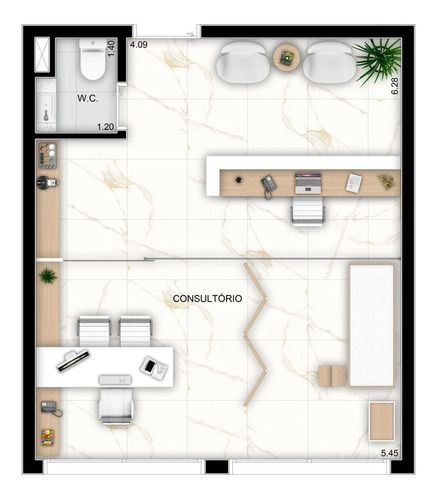 Invista No Seu Negocio Salas Comerciais De 30²m A 88m².