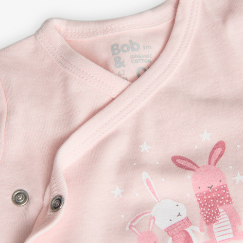 Pañalero Canalé Orgánico De Bebè Niña Boboli 17b201 (mim)