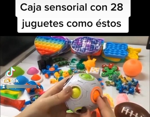 Caja Sensorial Para Niños Autista O Hiperactividad, Relaja