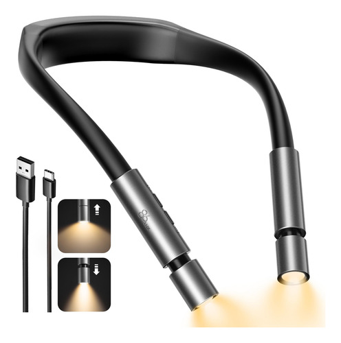 Luz Led De Lectura Para El Cuello, Manos Libres Y Flexible