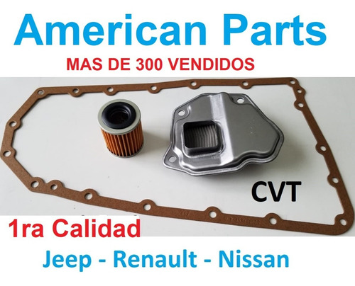 Filtros Cvt + 5 Aceite Caja Jf011e Fluence Compass - Nissan