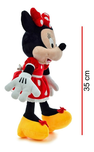 Imagen 2 de 5 de Peluche Minnie 35cm. Original Phi Phi Toys