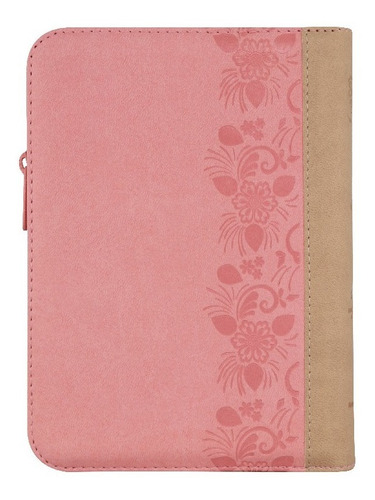 Biblia Reina Valera 1960 Letra Mayor Cierre Rosa Beige Qr
