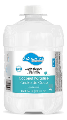 2pz Jabón Líquido Para Manos Blumen Coconut Paradise 5l