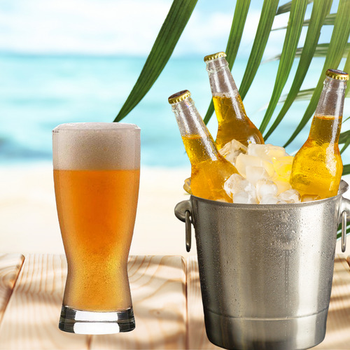 Jogo 24 Copos Cerveja Chopp Tulipa Vidro 400ml Transparente