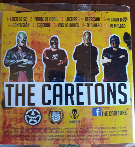The Caretons. Luchar. Cd . Punk Rock Nacional - Under Punk