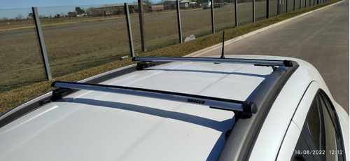 Imagen 5 de 10 de Porta Equipajes Fiat Pulse 2022+ Barra Negra Bracco Original