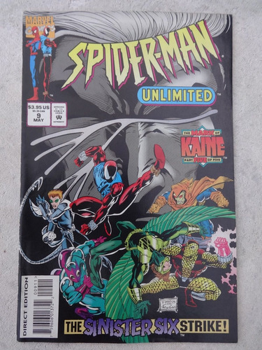 Spider-man Unlimited Nº 9: Sinister Six - The Mark Of Kaine