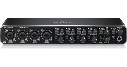 Interface De Áudio Behringer U-phoria Umc404hd | Original