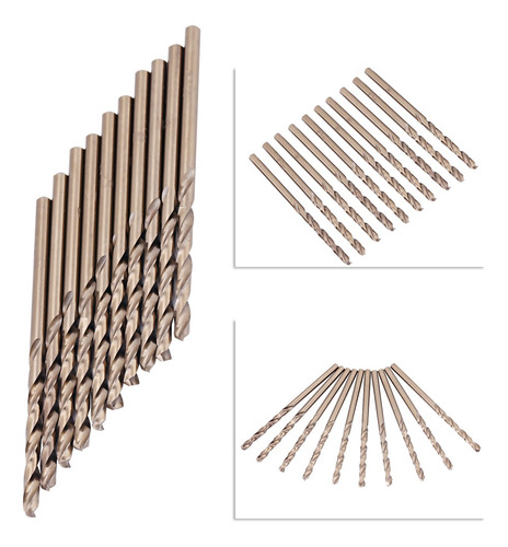 Juego De Brocas De Cobalto M35 Hss-co Para Taladrar En Acero