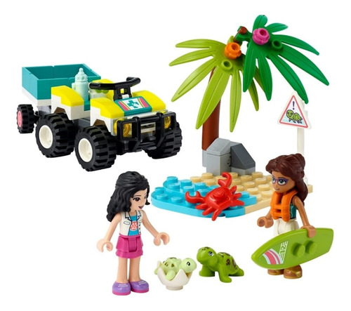 Lego 41697 Vehículo Protector De Tortugas Rompecabezas 