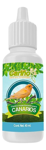 Tónico Expectorante Para Aves Pequeñas | Tratamiento Y Prevención De Enfermedades Respiratorias | Combinación Antibiótica De Amplio Espectro | 40 ml.