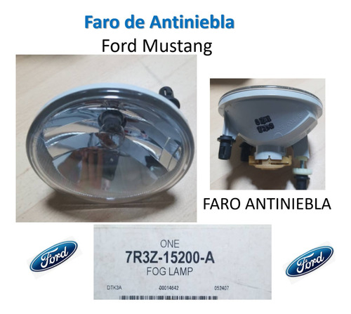 Faro De Antiniebla Ford Mustang