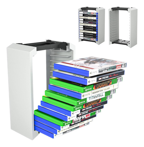 Ps5 Game Holder, Ps5 Video Game Organizer, Storage Tower ...