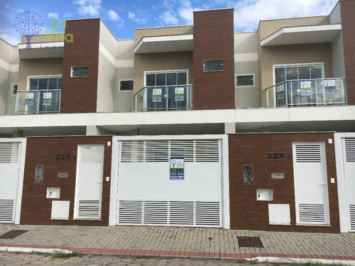 Casa, Sobrado Novo À Venda, Semi-mobiliado Com 3 Quartos, 1 Suite, 141m² Área Construída, Bairro Bela Vista, Gaspar Sc - Ca0266