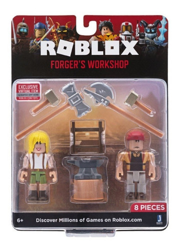 Roblox Forgers Workshop 2 Pack Exclusivo Oferta Jazwares