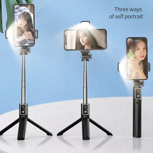 Bluetooth Selfie Stick Trípode Aleación De Aluminio 360