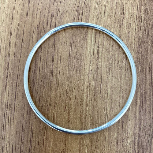 Imagen 6 de 10 de Pulsera De Plata .925 Semanario Para Mujer Aro Mediano