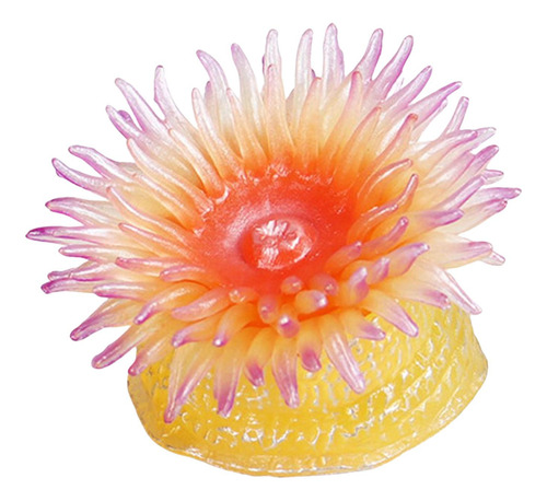 2 Sea Life Sea Anemone Party Favor Tank Amarillo
