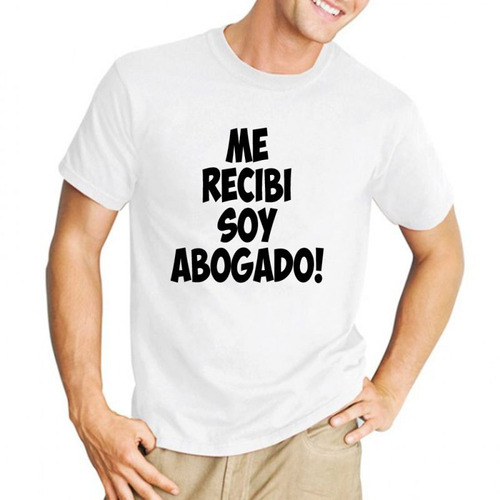 Remera De Hombre Abogado Recibida Ingeniero Licenciado M1