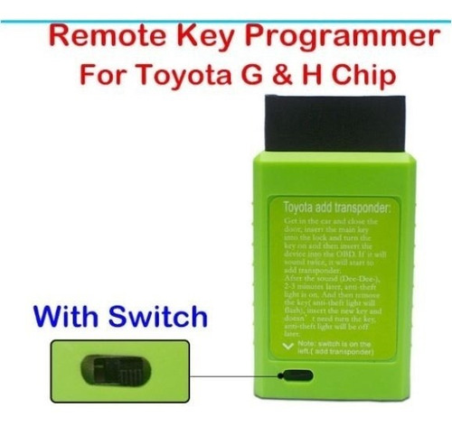 Programador Llave Y Control De Toyota 4d / G / H G1 (l- 283)