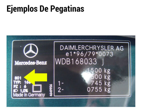Color De Retoque Mercedes Benz Blanco Polar Clase E B A Glc