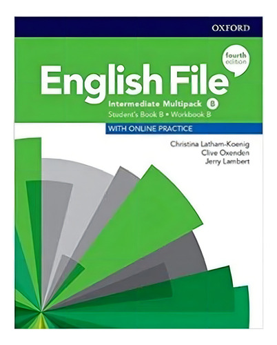 English File Interm. B Sb/wb Multipack 4th Edition, De Vários Autores., Vol. 1. Editorial Oxford, Capa Mole, Edição 2019-01-01 00:00:00 Em Inglês