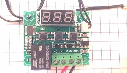 Controlador De Temperatura,con Sensor, Salida De Relevador