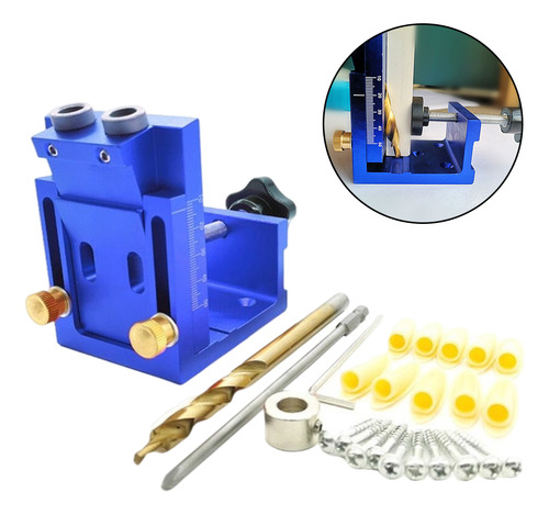 Popular Localizador De Carpintería Ajustable Kit De Broca