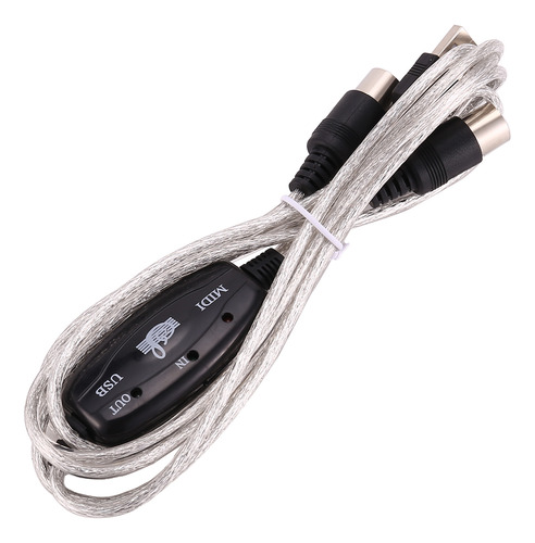 Convertidor De Cable Usb A Midi De 5 Pines 2 En 1 A Salida D