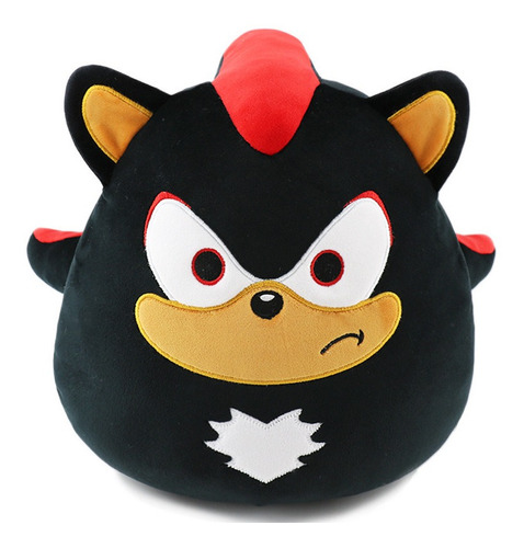 Nueva Almohada De Peluche Redonda Enrollada De Sonic The Hed