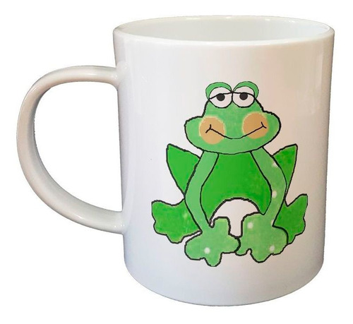 Taza De Plastico Sapo Infantil Dibujo