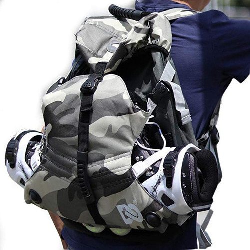 Mochila Para Patinar, Bolsa De Equipo De Primera Calidad Par